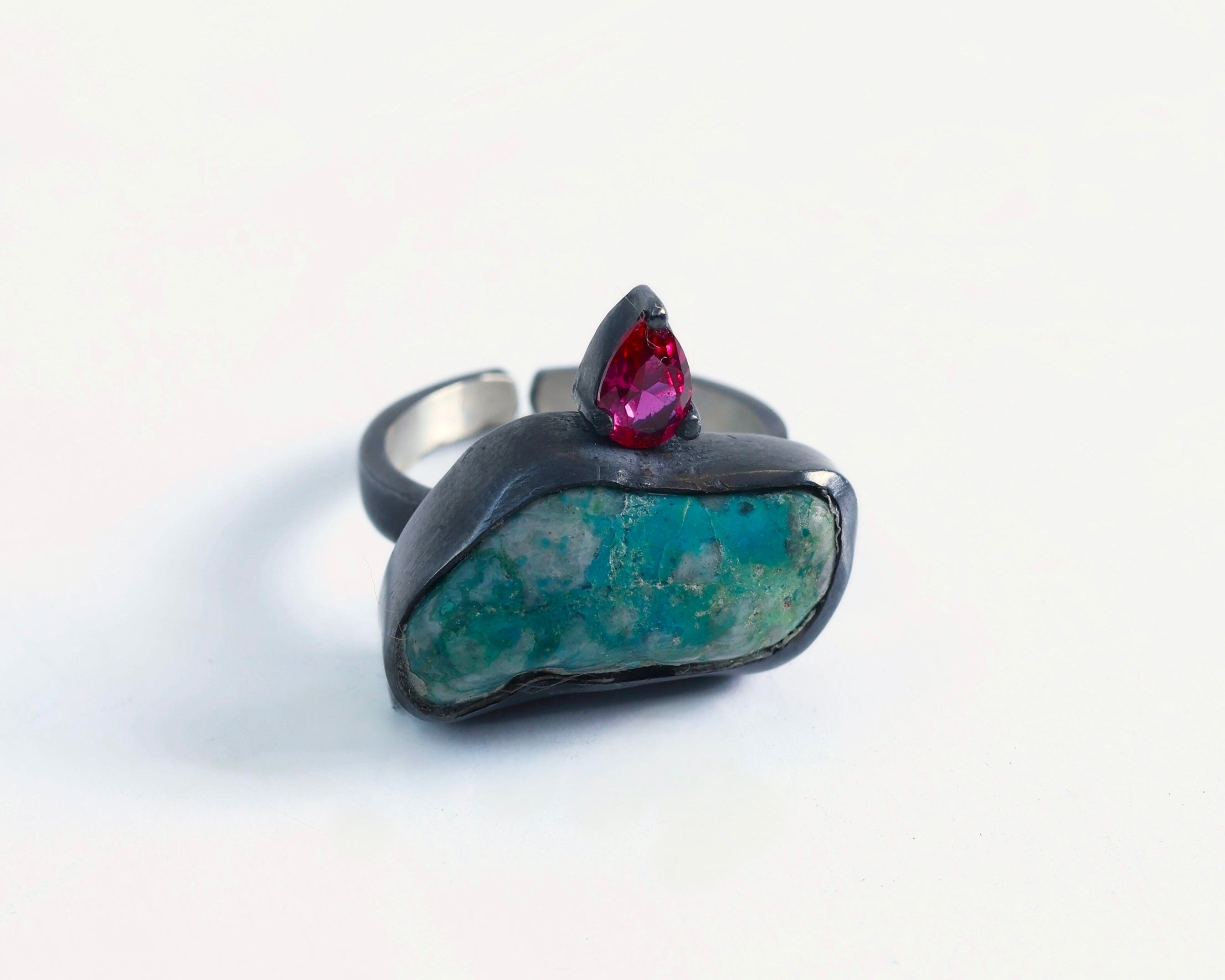 Anillo Goiás Crisoprasa