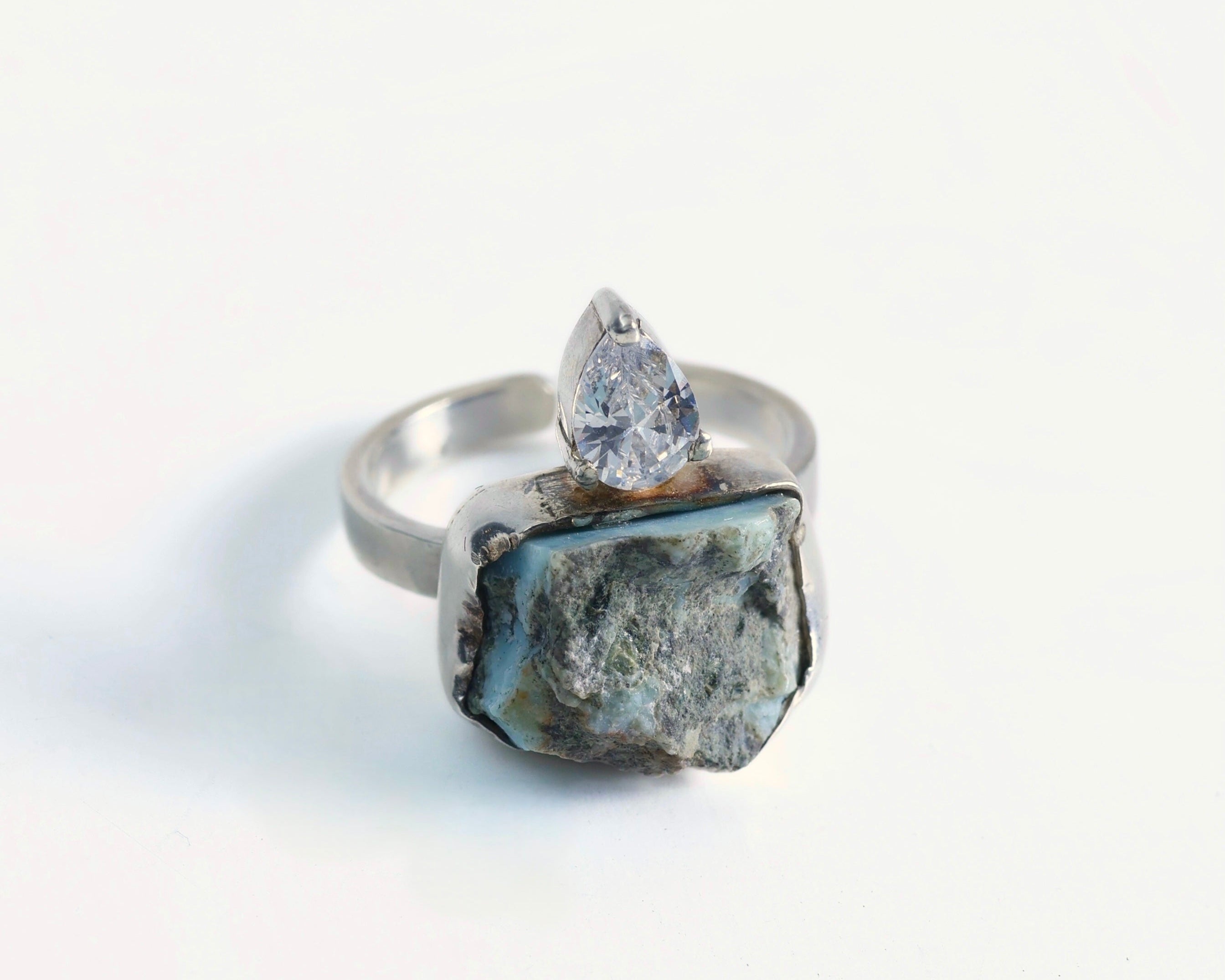 Anillo Goiás Larimar