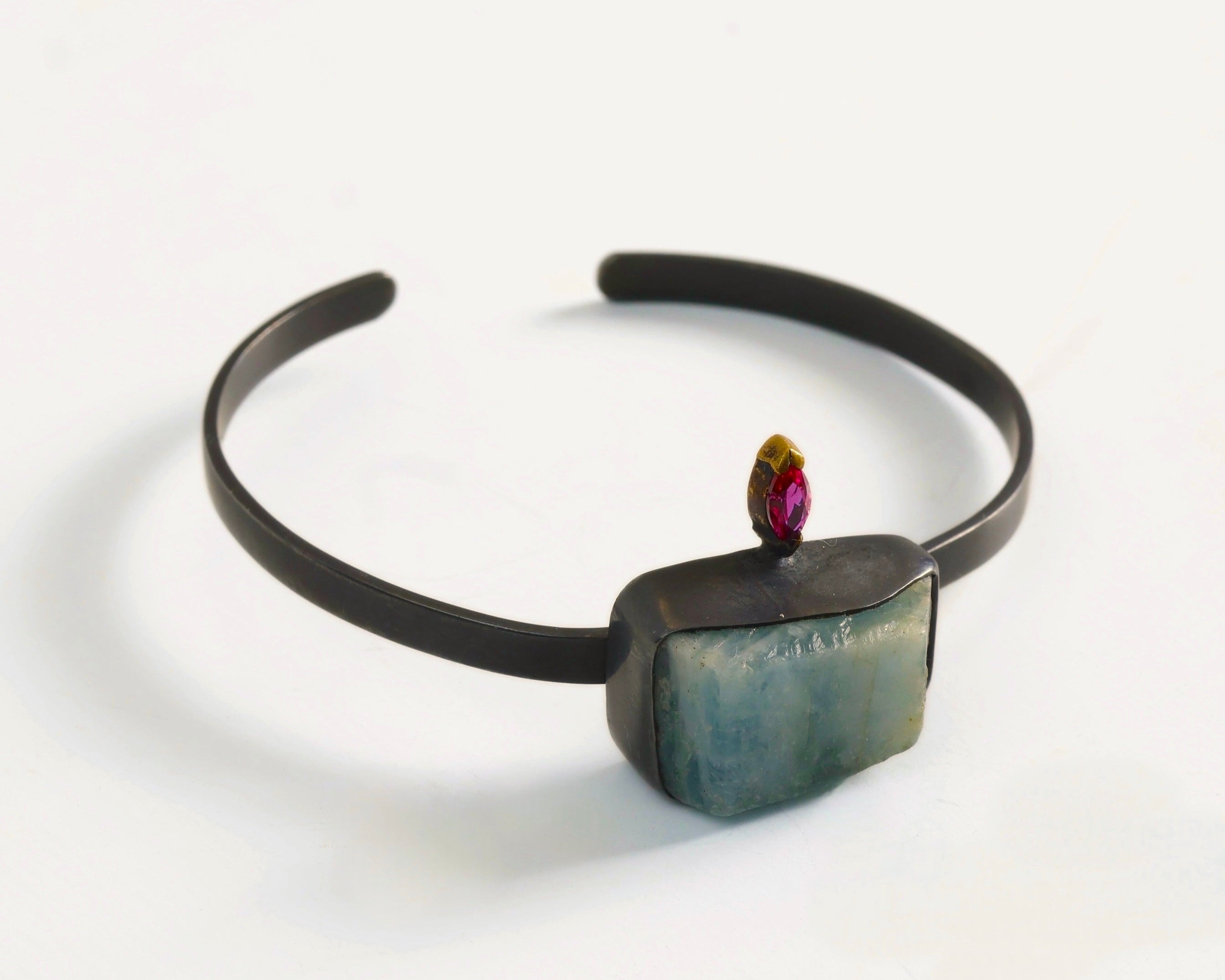 Pulsera Goiás Aguamarina