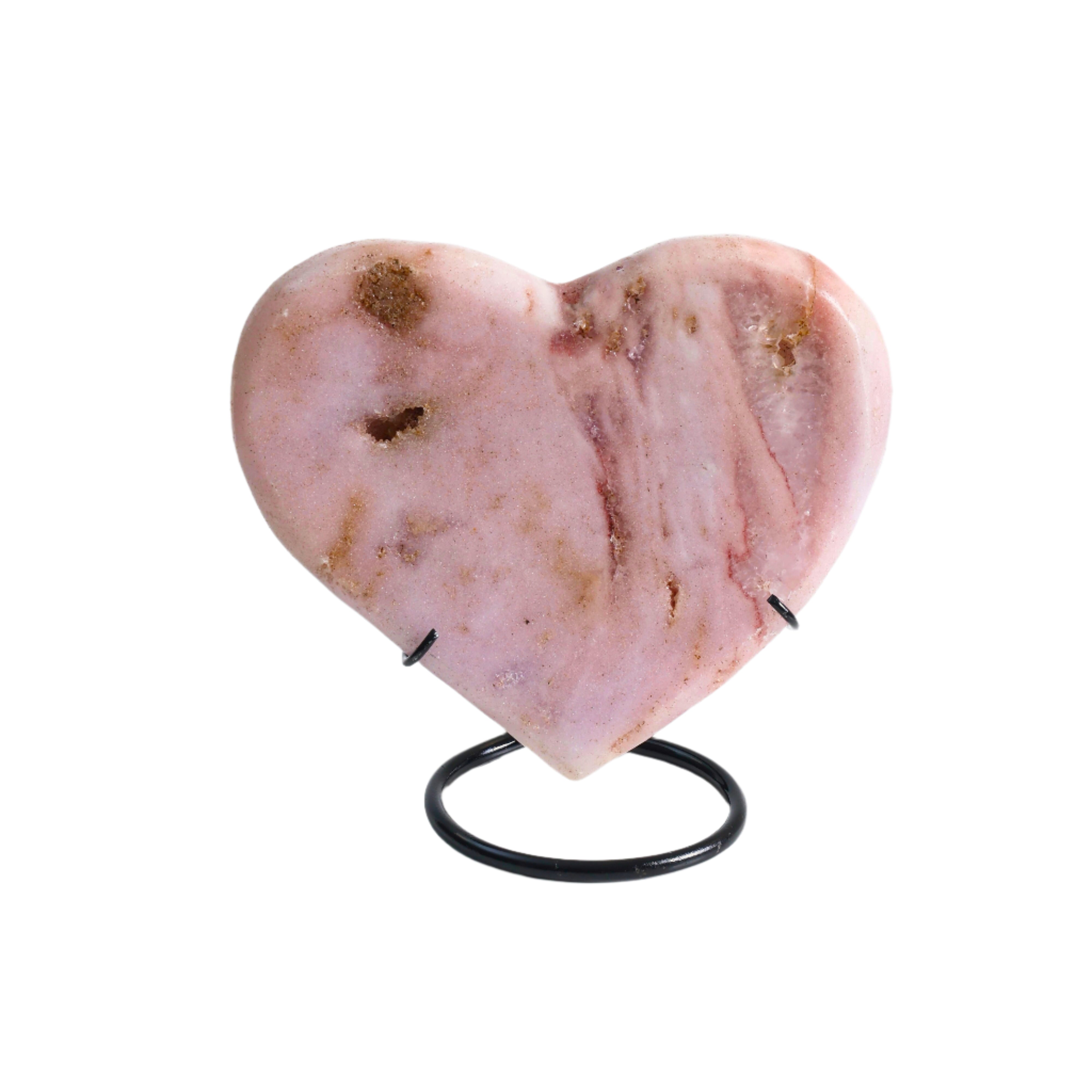 Corazón Piauí Amatista Rosa